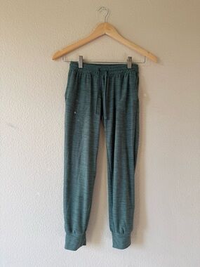 Old Navy Green Heathered Jogger Sweatpants - Kids